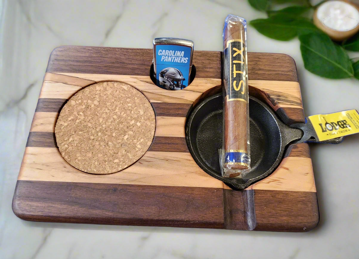 Cigar & Drink Caddy