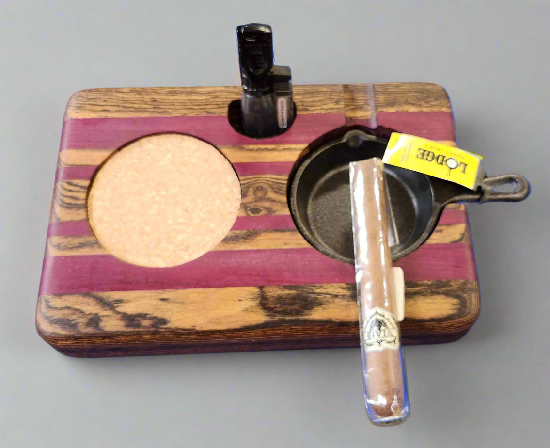 Cigar & Drink Caddy