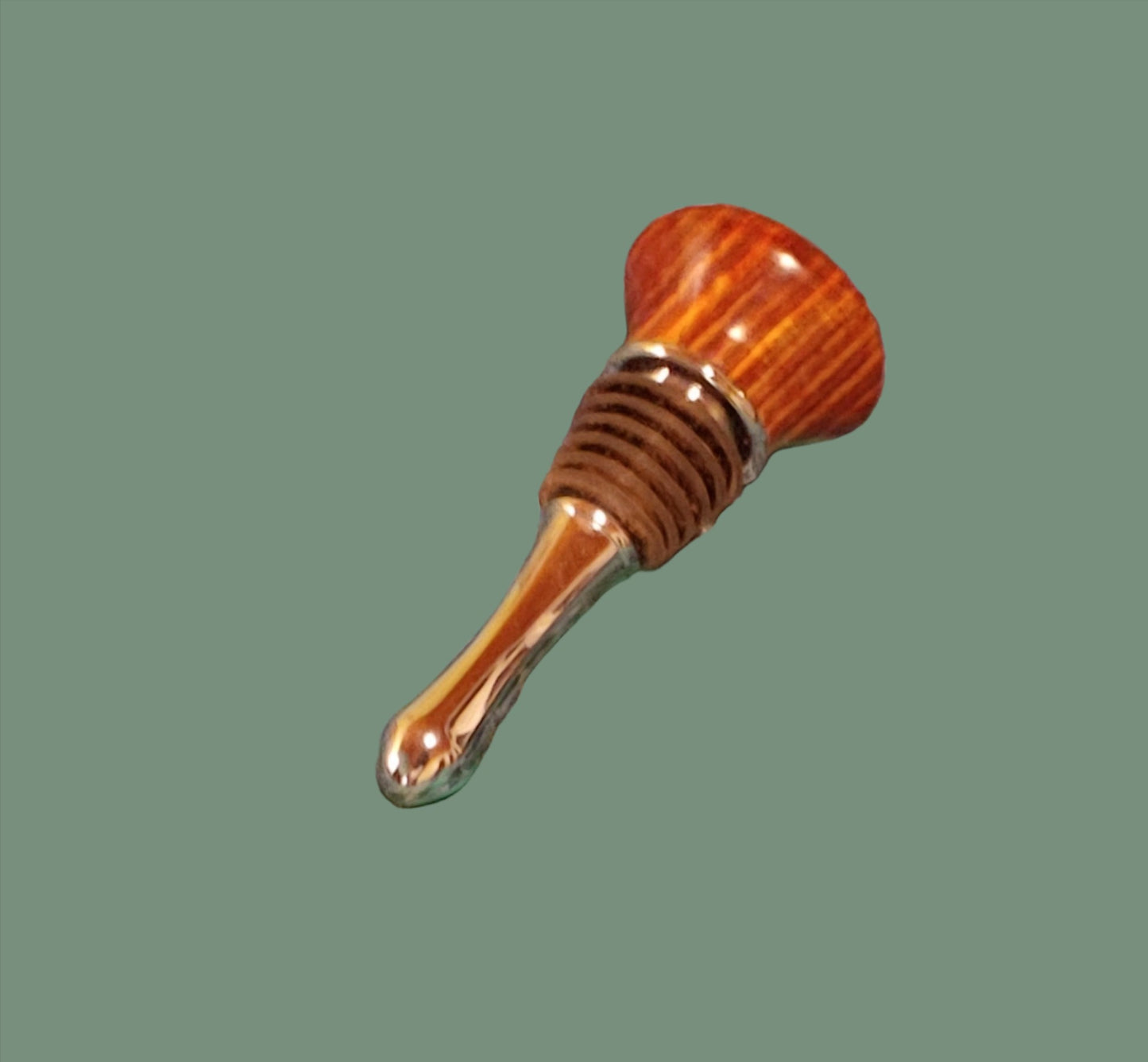 Bottle Stopper - Hand-Turned Wood