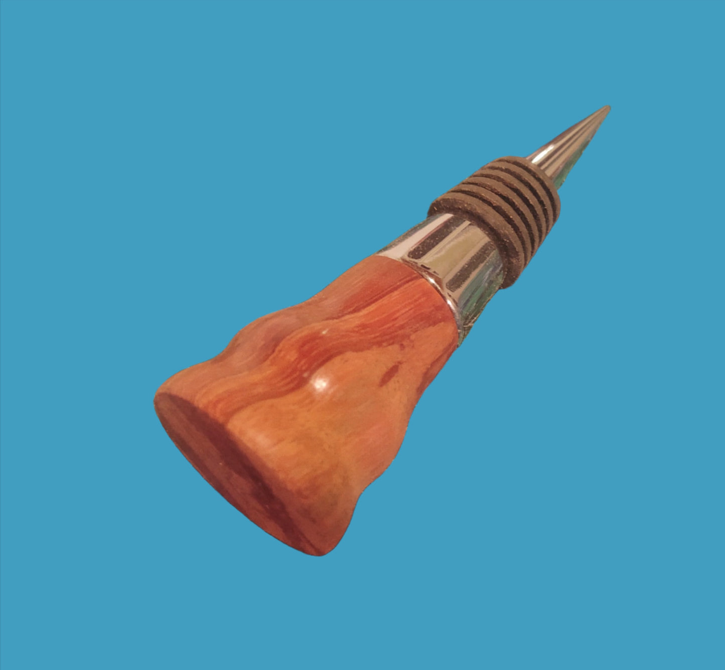 Bottle Stopper - Hand-Turned Wood