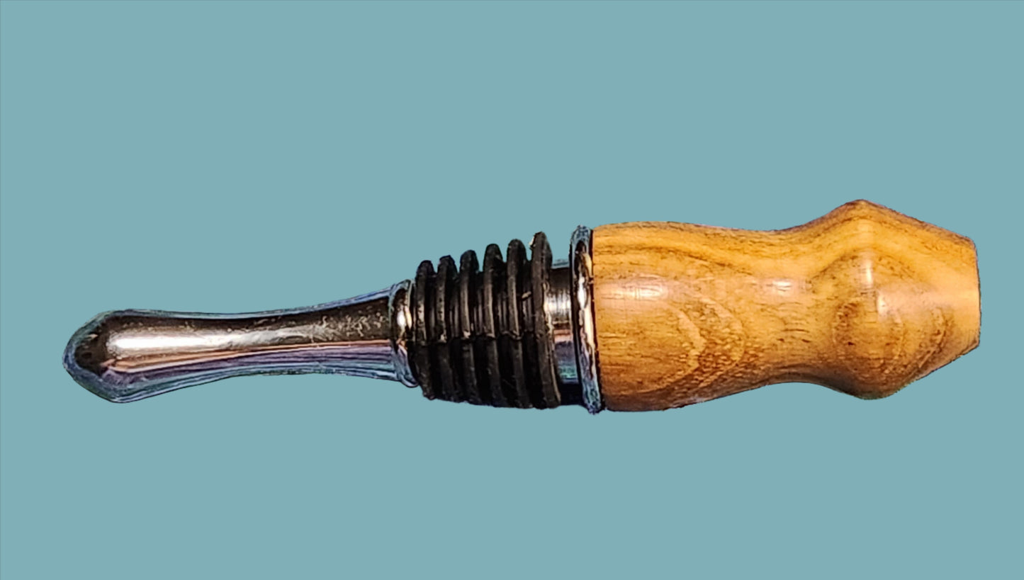Bottle Stopper - Hand-Turned Wood