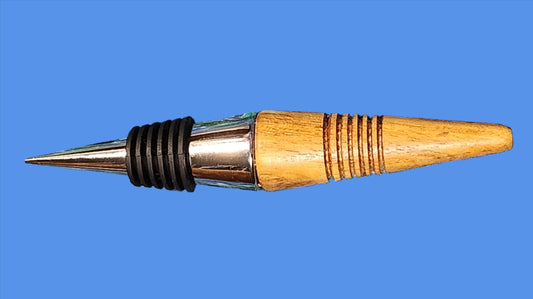 Bottle Stopper - Hand-Turned Wood